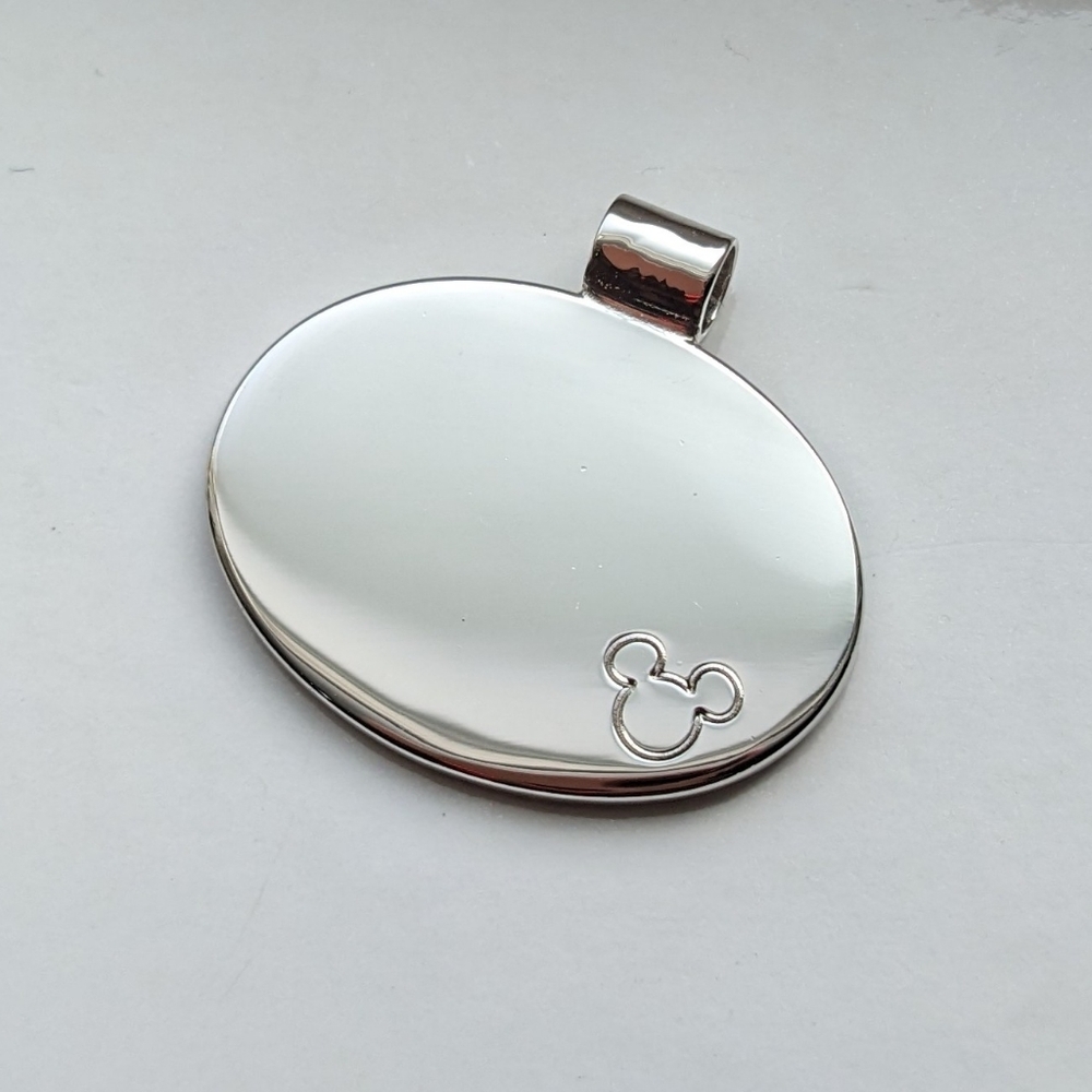 Disney Silver Pendant with Micky Mouse Icon